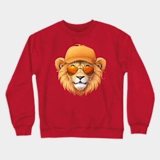 Summer Lion T-Shirt Crewneck Sweatshirt